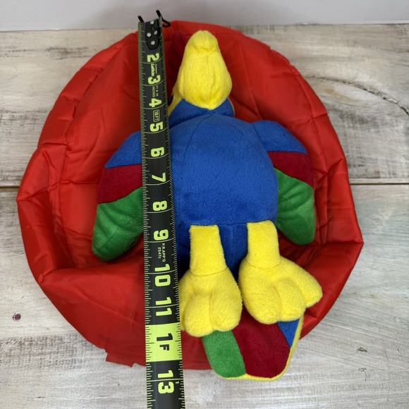 Kids Toddler Parrot Plush Red Backpack School Dance Travel - Picture 10 of 10